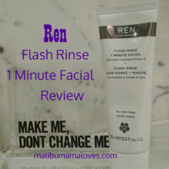 Ren Flash Rinse 1 Minute Facial Review