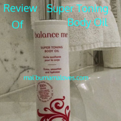 Review of Balance Me Super Toning Body Oil