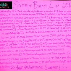 Our Summer Bucket List 2016