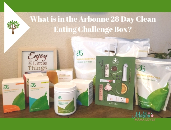 What is in the arbonne 28 day clean eating challenge box