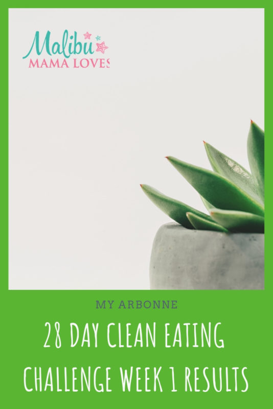 Conscious Living: Arbonne 28 Day Clean Eating Challenge Week 1 Results