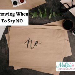 Knowing When To Say NO